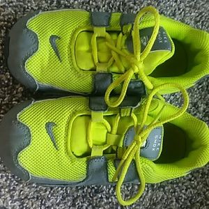 Nike Shox Yellow Gray Boy  Toddler Size 10